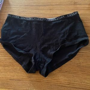 Black Cheeky Underwear